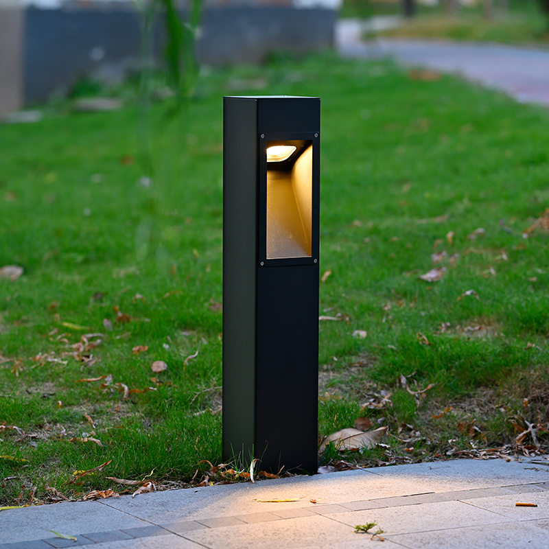 YMLED-6245 新しい長方形 LED ボラード照明屋外 IP65 ランプ YMLED-6245 新しい長方形 LED ボラード照明屋外 IP65 ランプ